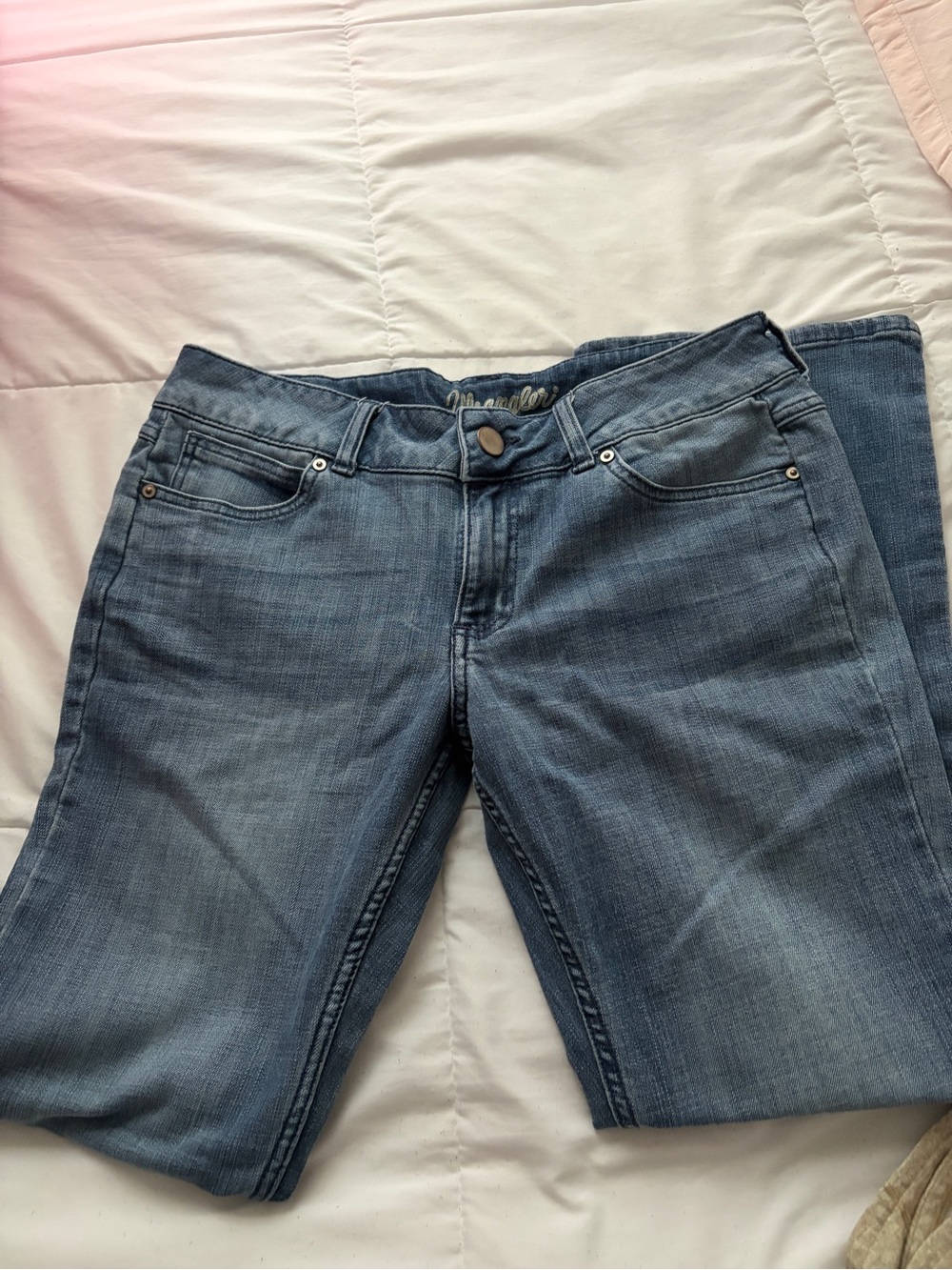 Classic Light Blue Boot Cut Jeans - Women